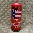 Coca Cola 16 0z Holographic Double Walled American Heart  Tumbler Cool-gear