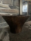 Primitive Antique Large  Hand Carved Wooden Bowl
