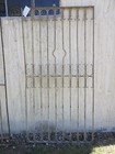 Antique Victorian Iron Gate Window Garden Fence Architectural Salvage Door  370