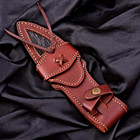 Custom Handmade Pure Cow Leather Sheath Cover For Fixed Blade Knife Hunting 2756