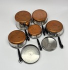 Vintage Revere Ware Pots Pans Lids Replica Children s Playset Stainless Steel