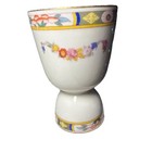 Vintage Floral Banner Egg Cup Porcelain