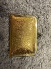 Vintage Golden Frame Sewing Kit Complete Travel Purse Mini Kisslock - With Box
