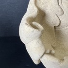 Vintage Carruth Studio Cement Garden Smile Birdfeeder Cast Stone Art