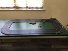 Aurora Ho T jet Slot Car 4 Lane Track Set  tested 