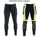 Motorbike Leggings Made With Kevlar Motorcycle Safety Armored Pants Super Fit