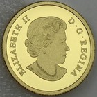 2013  25 Arctic Fox  9999 Pure Gold 1 4 Oz Proof Untamed Canada 1 Of Only 728