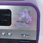 Disney Hannah Montana Karaoke System Hm950kc In Purple Color W Microphone   Cd