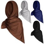 4 Pcs Instant Hijab For Women Jersey Hijabs Pinless Ramadan Islamic Muslim Head