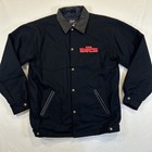 Vintage 1996 The Rock Movie Letterman Jacket Sichel Black Large Rare Promo Item