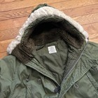 Vintage 70s Parka Extreme Cold Weather Army Military Type N-3b Jacket Large