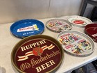 Lot Of 6 Vintage Metal Serving Tray Beer Shaefer Ruppert Balantine   More