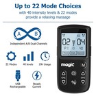 Tens Unit Muscle Stimulator Machine - Back Pain Relief Shoulder Recovery Phys   