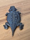 Retired James Avery Bronze Bronze Metal Horned Toad  Paper Weight 