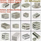 Super Strong N52 Rare Earth Round Neodymium Magnet Disc Thin Tiny Small Large Us