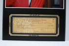 James Dean Reproduction Signed Check Display 