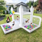 13x12 3x8 3ft Commercial Bounce House Pvc Inflatable Castle Jumper Slide  blower