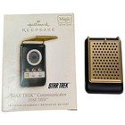 Hallmark Keepsake Star Trek Communicator Christmas Ornament Magic Light   Sound