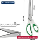 Fri4free 9  Pinking Shears Zig Zag Fabric Sewing Craft Scissors   Professional S