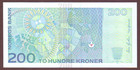 Norway  200 Kroner  2002   Gem Unc