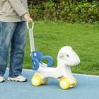 Qaba 4-in-1 Rocking Horse For Toddlers 2-5 Years Blue