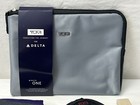 New Delta One Gray Tumi  Traveling Soft Case Amenity Kit  u14 