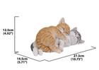 Sleeping Cats Decor Garden Statue Garden Yard Decoration Home Ornament Display