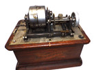 Columbia Model At Cylinder Phonograph Case Bottom   Bedplate And Motor