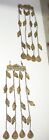 2 Pieces Vintage Tribal Ethnic Indian Punched Repouss   Brass Wall Hangings