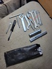 Genuine Vintage Honda Motorcycle Tool Kit W vinyl Bag Hm   Kowa Tools 13pcs Look