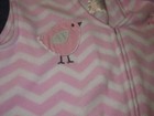 2 Girls Halo Sleep Sacks - Sz Xl 18-24 M - Pink W  Bird   Polka Dot W  Butterfly