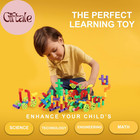 88pcs Stem Building Blocks Toy For Kids Toddlers Preschool Educational