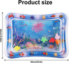 Cat Water Play Mat  Kitty Sensory Water Mat Cool Comfort Pet Water Play Fun Wate