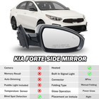 Right Passenger Side Mirror Fits 2019 2020 2021 2022 2023 Kia Forte Mirrors With