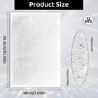 12 Sheets Iron On Rhinestone Transfers 5 91 Inches X 9 45 Inches  Transparent 