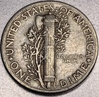 1945-p Mercury Dime 10c Fine 90  Silver - Ss449