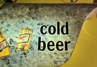 Vintage Giant Miller High Life  cold Beer  Lighted Sign Display 26   x11   x6    Works