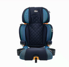 Chicco Kidfit Zip Plus 2-in-1 Booster Car Seat Seascape High Back Latch