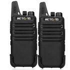 2pack Retevis Rt22 Walkie Talkies Two Way Radios Rechargeable For Church school 