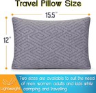 Travel Pillow Memory Foam Small Pillow Camping Pillow Adjustable