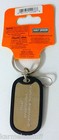 Harley-davidson Rubber Tag Bar   Shield Metal Key Chain Dog Tag New