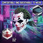 Clown Sci-fi Halloween Cyber Mask Mech Style Dreadlocks Adult Costume Movie Kill