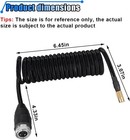 9 84ft Air Pump Extend Hose  Female Plug Air Compressor Hose  Rubber Tire Inflat