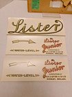 Lister Junior Stationary Engine Decals - R a  Lister   Co Ltd  Dursley  England