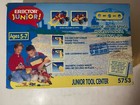Erector Junior Tool Center 1996 Builds 6 Models 5753 Vintage 84 Parts New Sealed