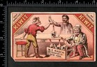 1800s Uncle Sam Medicine Liquor Kiwit Bottle Rasch Ny Chinese Trade Card J us