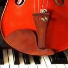 1set Jujube Wood Violin Parts 4 4 Fittings Chinrest Pegs Tailpiece Tunners E Dgd