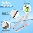 Meite 21 Gauge 1 2-inch Crown 304 Stainless Steel Heavy Duty Upholstery Staples