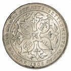 1908 Straits Settlements 1 Dollar Edward Vii  small  20 2g  900 Fine 18 18g Asw