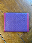 Coach Lilac Purple Leather Mini Signature C Embossed Photo Album Notebook - Rare